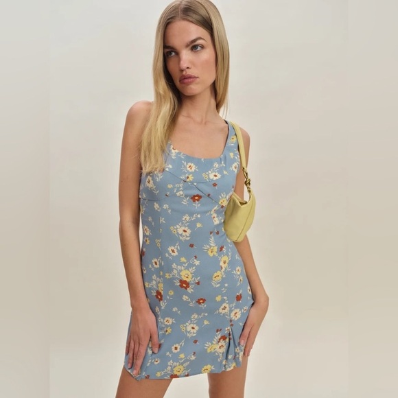 Reformation Dresses & Skirts - Reformation x Devon Lee Carlson Cher Mini Floral Dress Janie Size 0